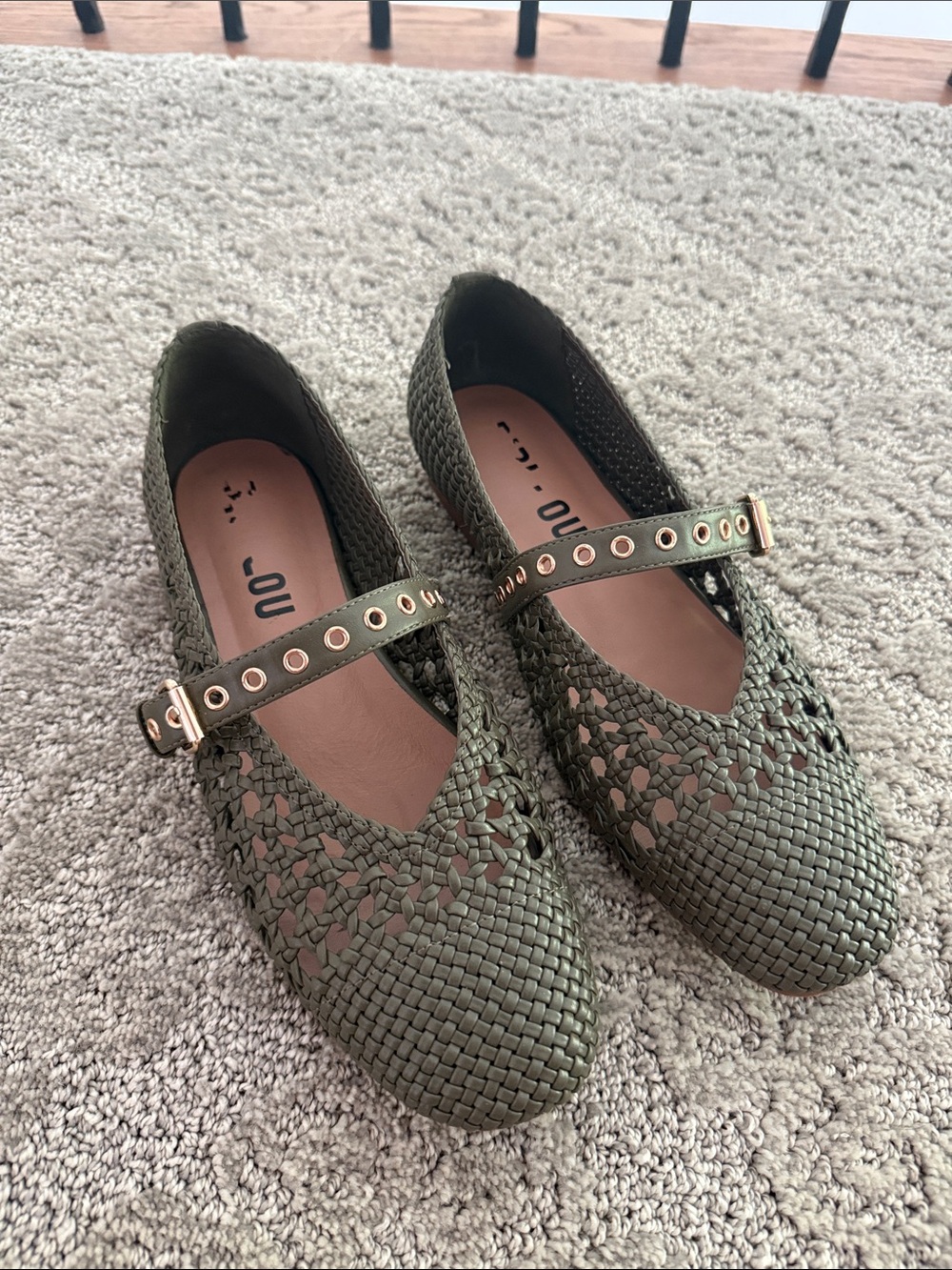 Anthropologie BIBI LOU Mary Jane Flats